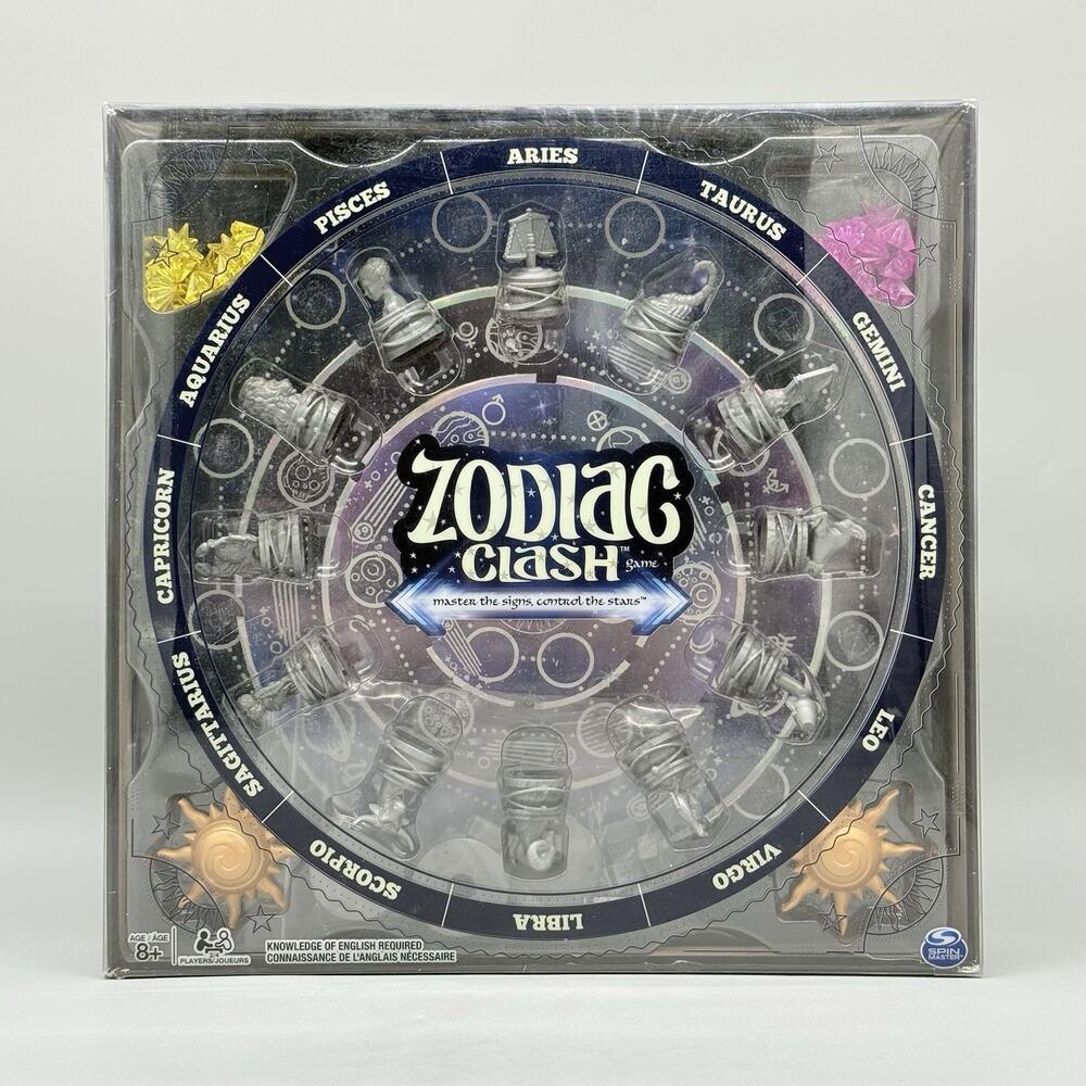 Spin Master Zodiac Clash Astrology Board Game 2-4 Players ages 8+